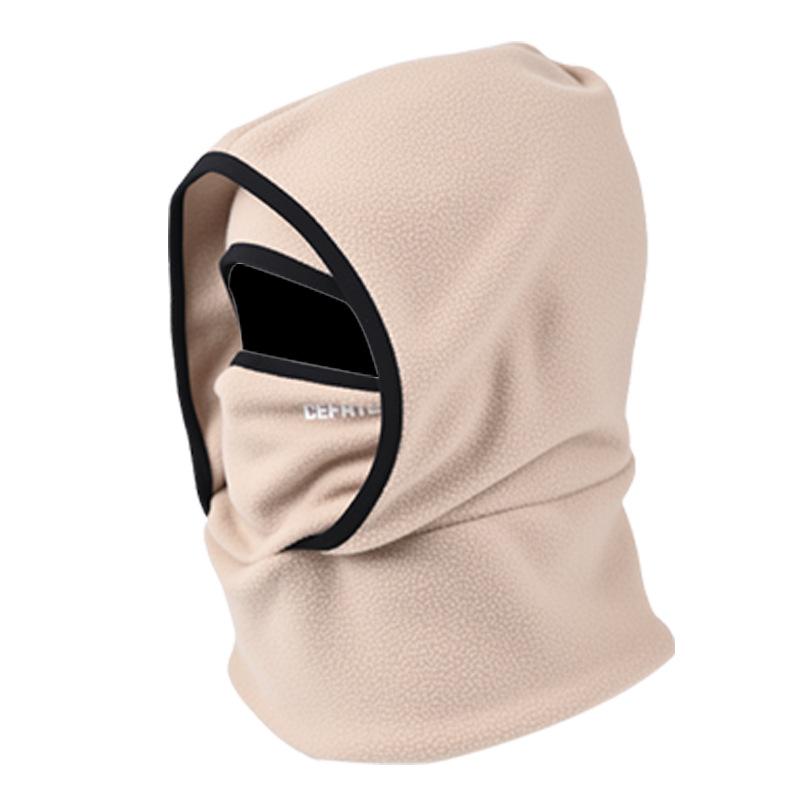 Polar Fleece Winter Hat Riding Windproof Ski Mask Women's Hat Scarf Integrated Outdoor Sports Warm Hood