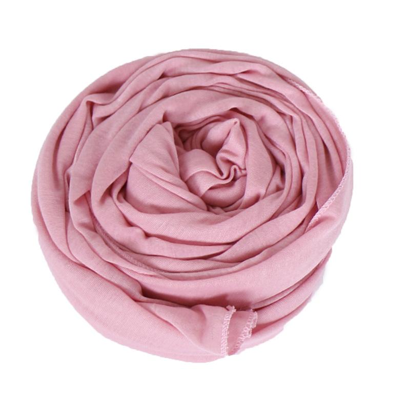 Modal Jersey Hijab For Women Cotton Headscarf Soft Long Shawl Muslim Fashion Scarves Islamic Turbans Women Bandana Headband