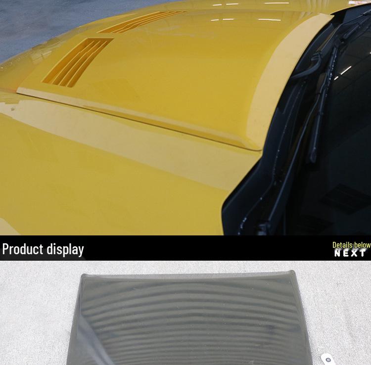 15-17 Ford Mustang Ranger Thunderbolt Decorative Hood Panel with Lights