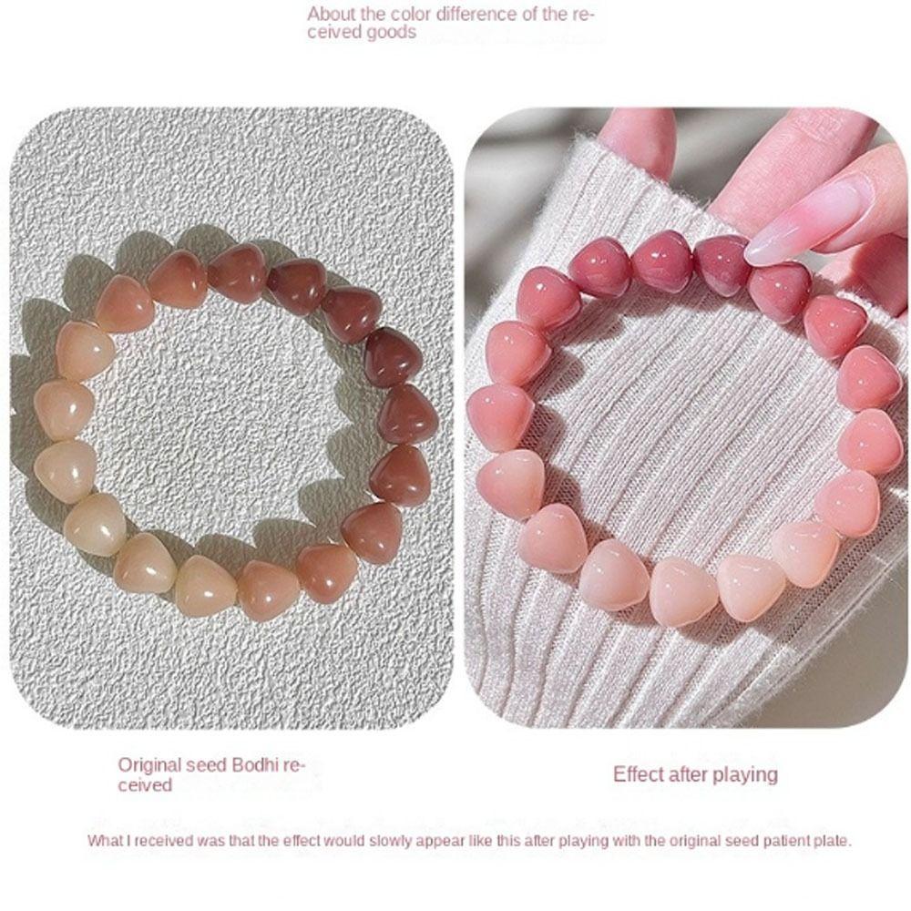 Lucky Pork Intestine Bracelet Purple Grape Color Healing Bodhi Bracelet Creative Gift Bangle