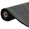 Vidaxl Manta Geotêxtil Antiervas Daninhas, Preta, 0,5X10 M, PP