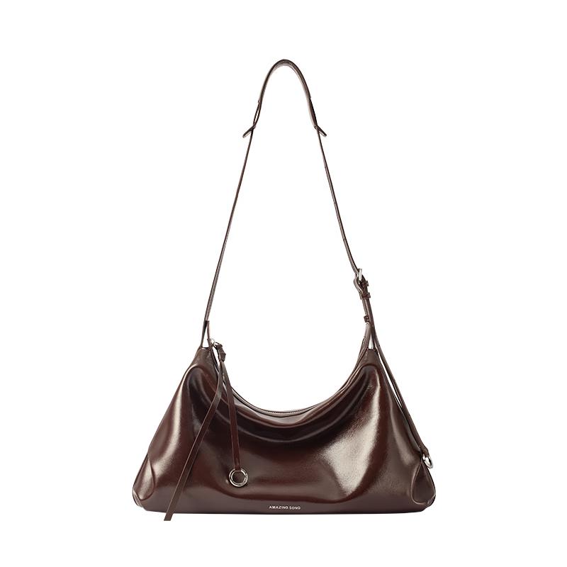 Потрясающая песня Большая сумка-хобо через плечо с пончиком