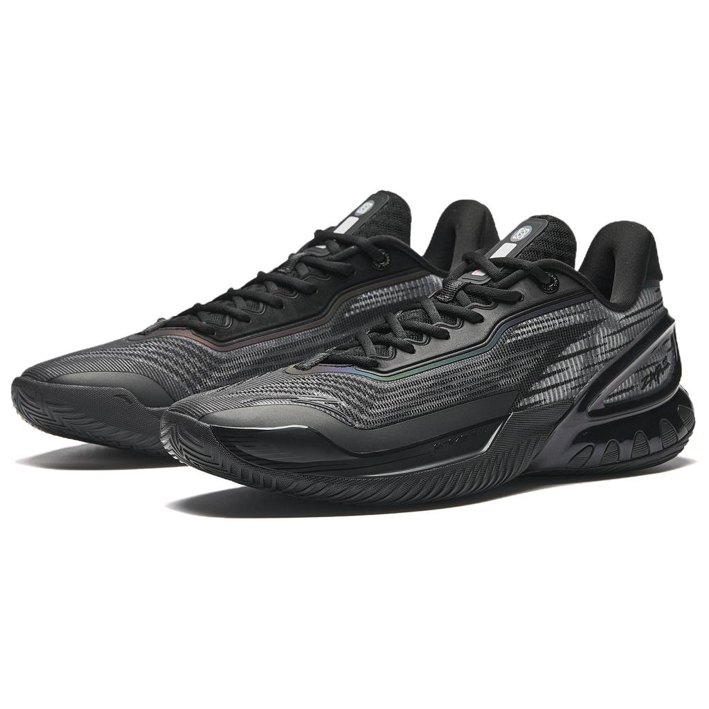 Anta Shunxi 3 Dark Knight Black Warrior A-Shock Pro Ltr Flüssiggummi Professionelle Basketballschuhe Herren Sneaker 912531111Q-1
