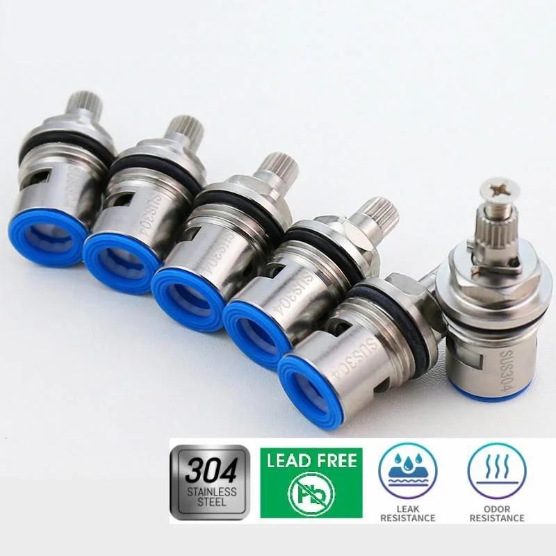 304 Stainless Steel Bath Kitchen Faucet Cartridge Replacement Part Ceramic Valve Stem Water Tap  Cold Water