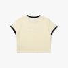 Diadora Play For Love Cherry Ringer Short Sleeve T-Shirt Yellow
