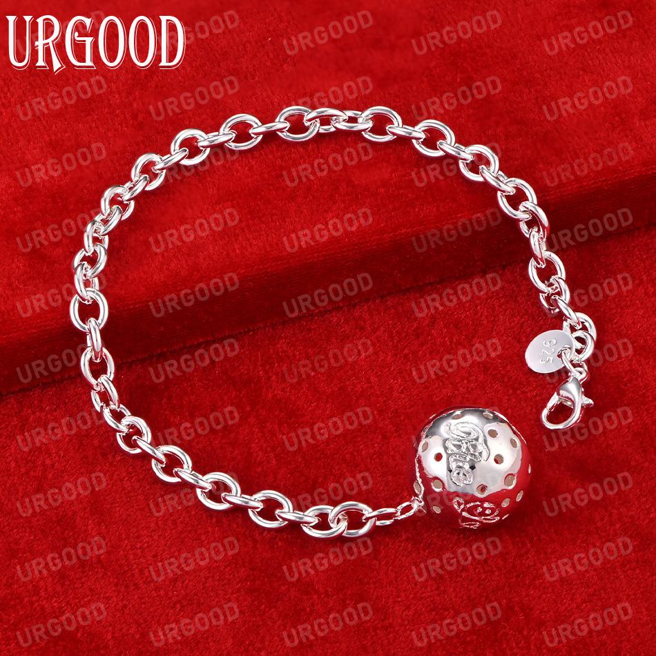 925 Sterling Silver Pendant Bracelet Fashion Wedding Jewelry