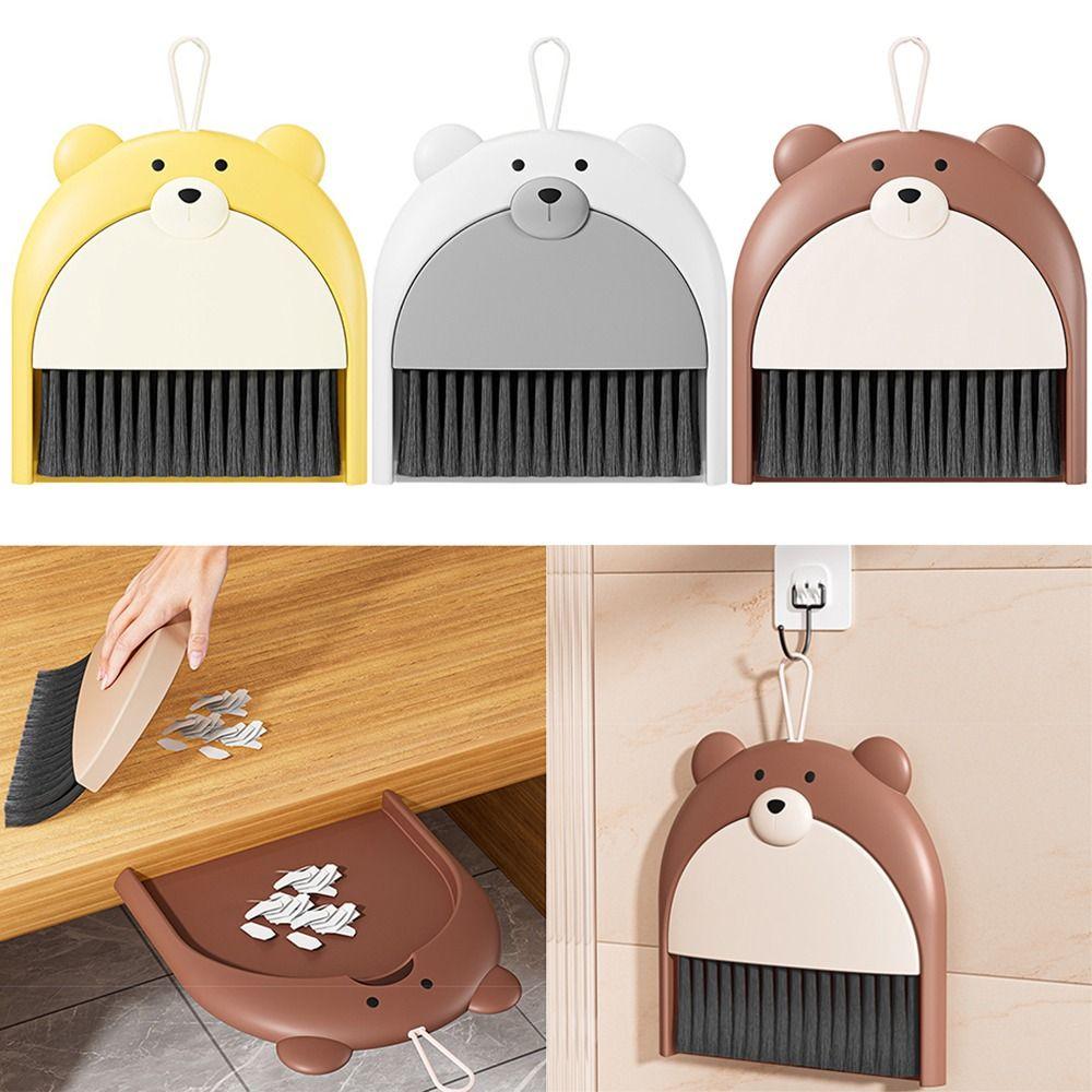 

Мультяшный настольный небольшой набор метел ручные пылесборники с набором щеток портативный инструмент для уборки кухни