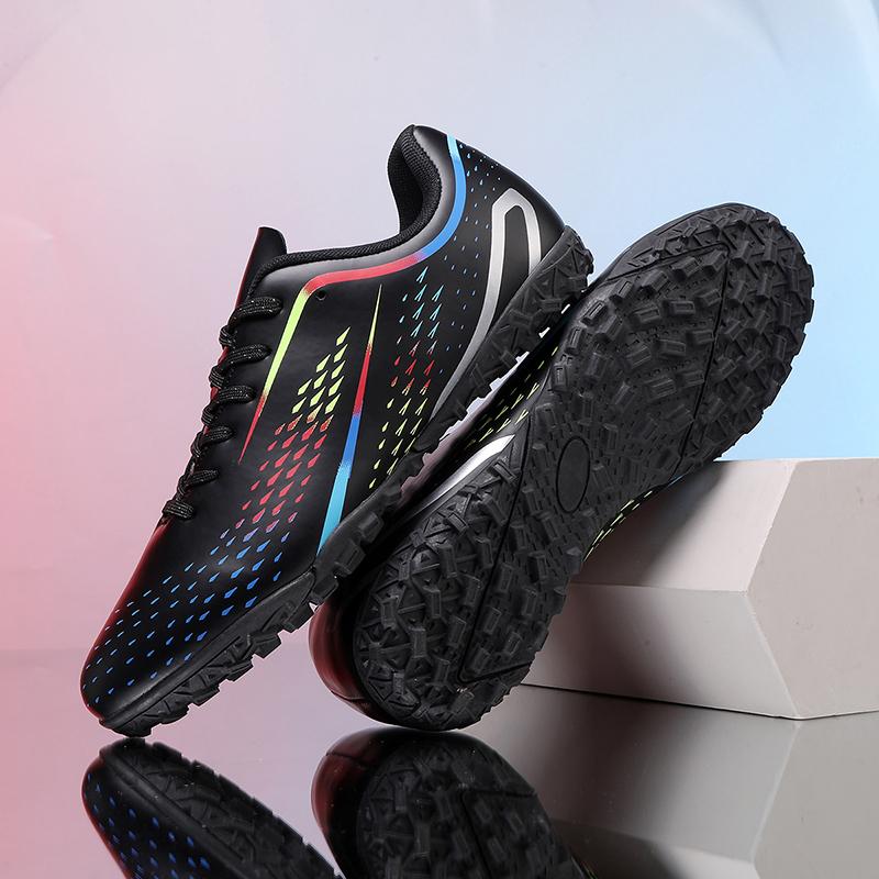 Buty piłkarskie w dużych rozmiarach Męskie Wysokie Buty dla studentów do gry i treningu Sztuczna nawierzchnia Długie kolce Buty z kokardą Buty treningowe z korkami