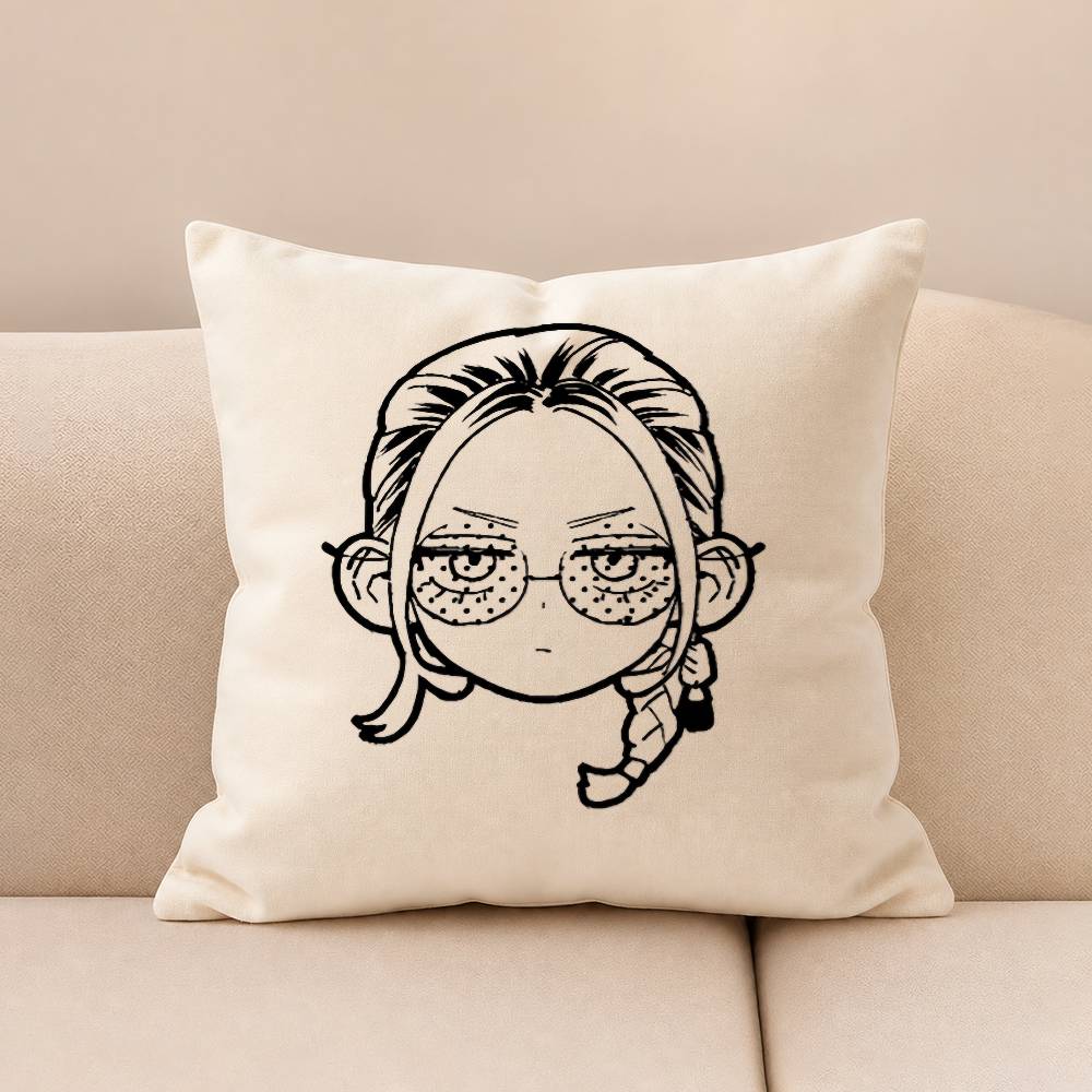 GGokurakugai TTao Pillow Case for Sofa Living Room Home office Decor Protective Cover