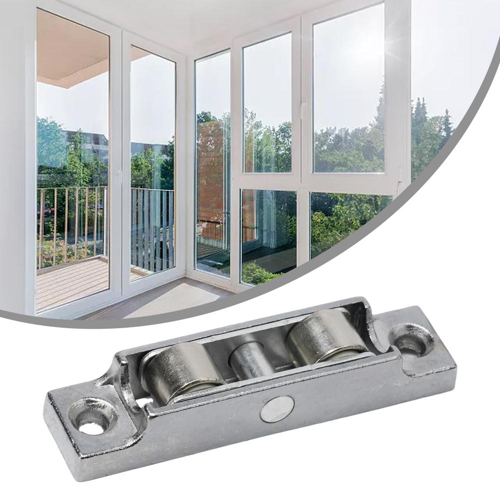1 Pcs Window Rollers Pulley Slot/Flat Wheel Door Sliding Shutter Pulley Sliders Wheel Track Pulley Furniture Pulley Hardware