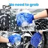 1 Pair Chenille Microfiber Car Wash Mitt Scratch Lint Free Double sided Cleaning Strong Water Absorption Thickened Car Wash Gloves