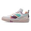 Li Ning 001 Unblock Slip Resistant, Abrasion Resistant, Lightweight Low top Skateboard Shoes Women's White Purple AGCQ232-4