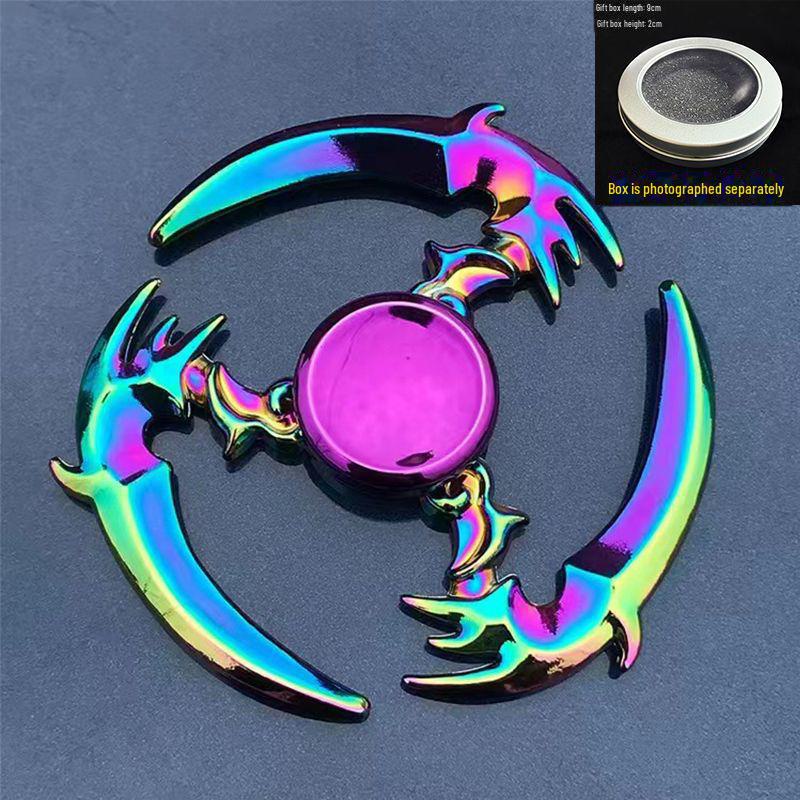 

Светящийся металлический гироскоп на палец - крутая, красочная игрушка для декомпрессии для детей и студентов