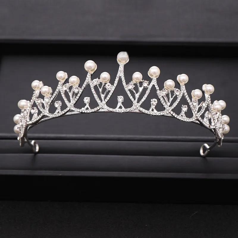 Wedding Crown Hair Jewelry Bridal Hair Accessories Women Baroque Crown Rhinestones Crystal Tiaras Bride Queen Party Crowns Gift