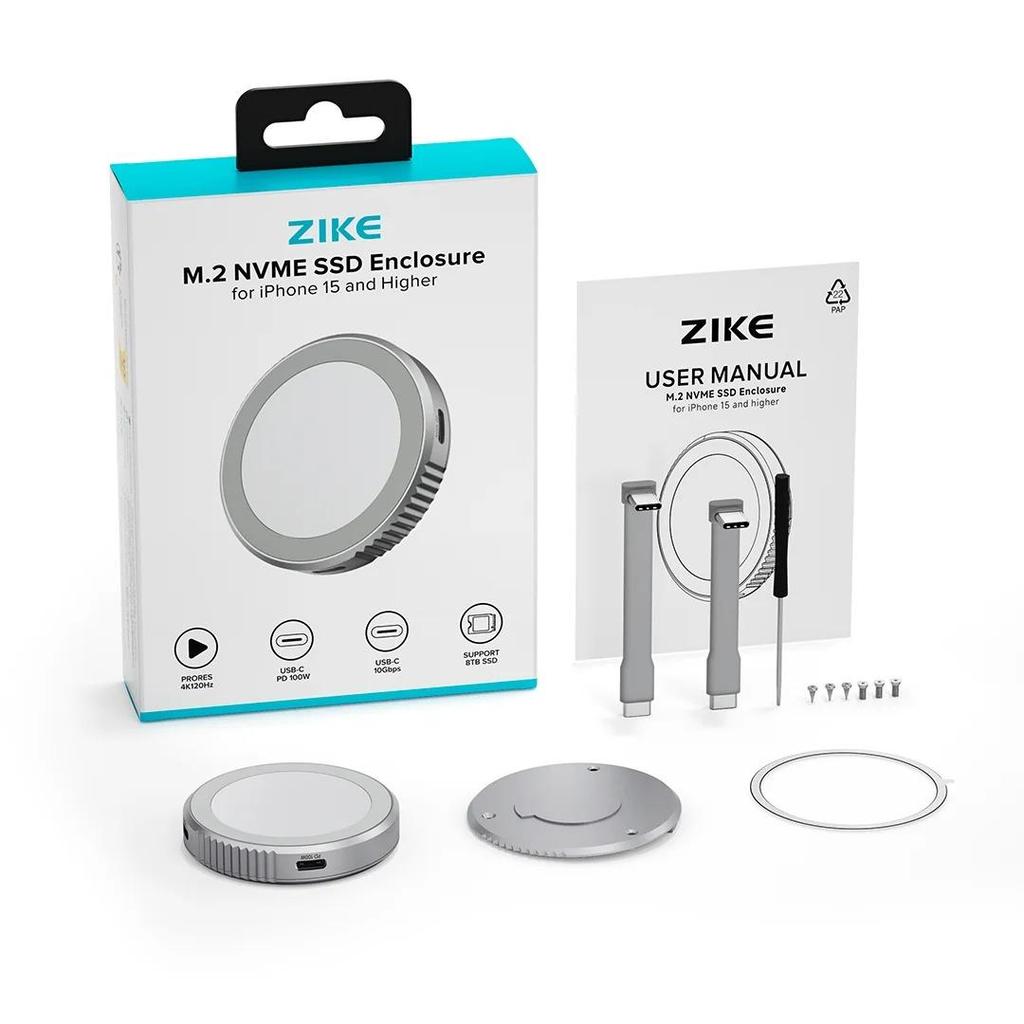 ZIKE Z557C 3-in-1 Qi2 Magnetischer Kabelloser Ladeständer