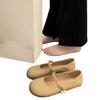 Französische Mary-Jane-Single-Schuhe zum Zweimal-Tragen, neue rutschfeste kleine Lederschuhe mit weicher Sohle und weichem Leder im Frühling