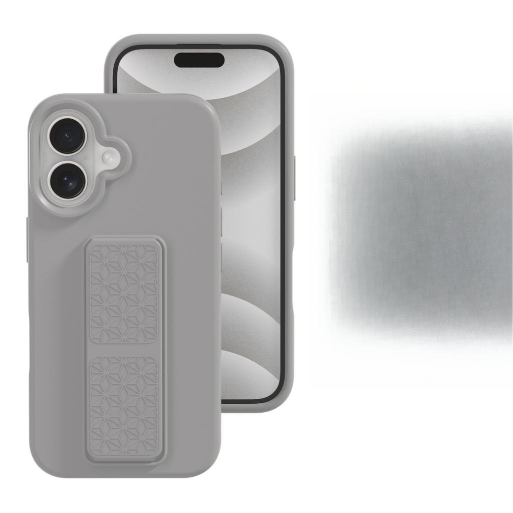 Suitable for Ip16promax Liquid Silicone Wristband Stand, Apple 15/14 Solid Color Protective Case