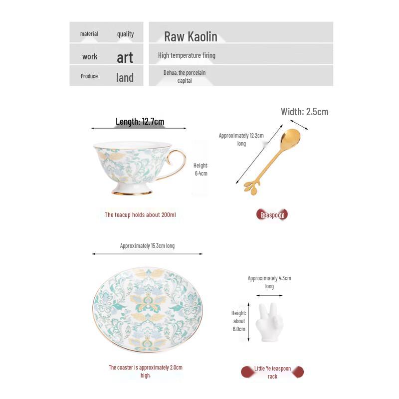 SUSHI CERAMICS Coffee Cup & Saucer Set