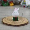 Christmas Resin Decorative ItemsMini Little Rabbits and Cute Cartoon Animals for Decoration and Landscaping