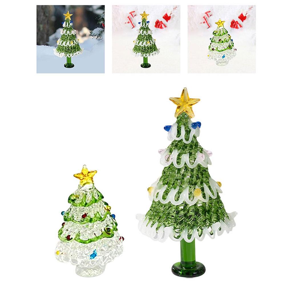 Christmas Tree Figurine Christmas Tree Decoration Tabletop Ornament Christmas