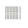 10pcs Diamond Burs Dental High Speed Drills Straight Flat End Type FG 1.6mm Teeth Polishing Product SF-X13C