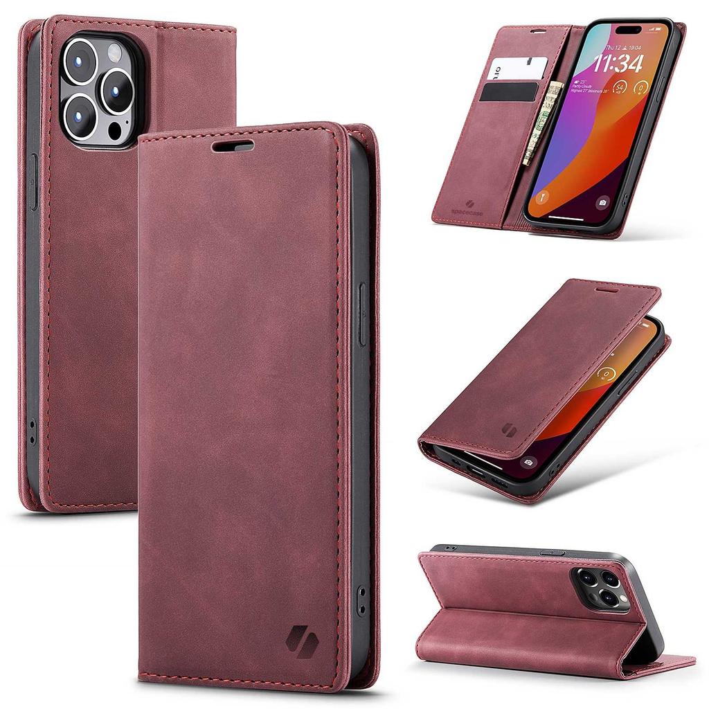 Spacecase Wallet Iphone 15 Pro Red