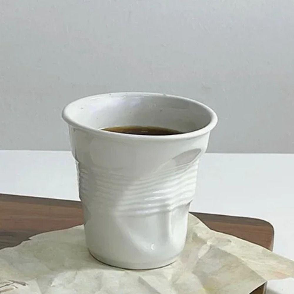 

200ml Milk Cups English Letter Coffee Mugs Small Fresh Breakfast Cups Gift blank
