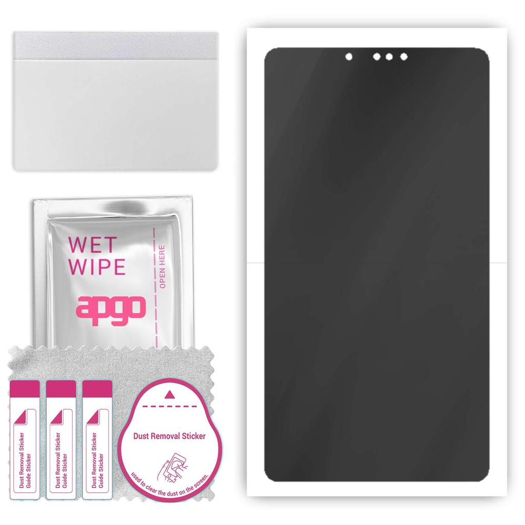 apgo Hydrogel Privacy Matte Displayschutzfolie für Huawei Mate 30 Pro, Anti-Spionage, Hydrogelfolie, flexibel, weiches TPU mit Positionierungsschicht, einfache Installation