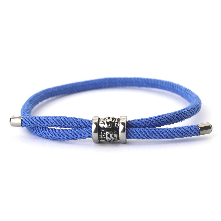 Simple Fashion Stainless Steel Adjustable Hand Rope Silver Color Jewelry Men and Women Hand Jewelry Gift Party Jewelry