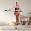 Yoga Stick Adjustable Stainless Steel Stretching Rods with Foam Handles Yoga Posture Corrector Exercise Bar for Mobility Flexibility Balance