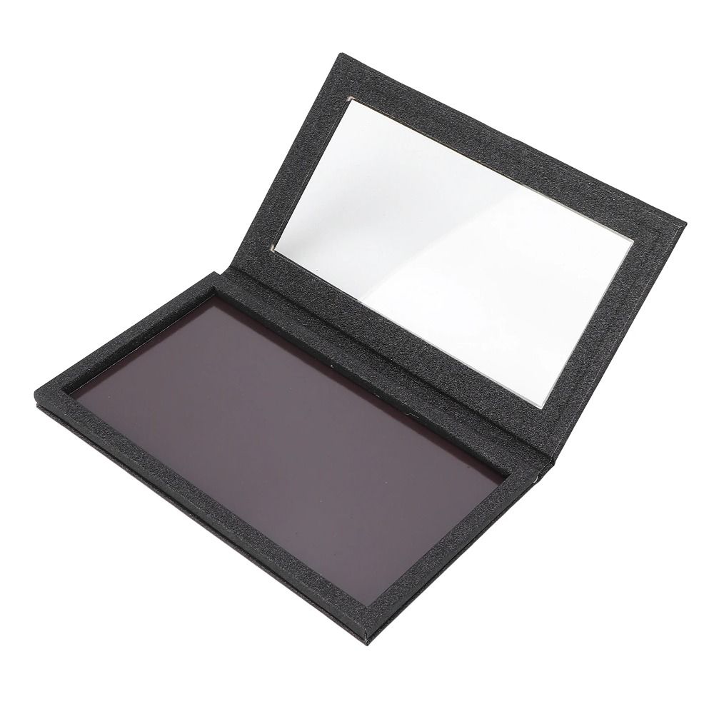 Large Size Eyeshadow Palette Window Cutout Magnetic Base Empty Eyeshadow Box Clear Lid Glitter Matte Makeup Storage Home Makeup