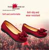 Women's Black Polyurethane Lazy Loafers - Lightweight, Comfortable, Flat Bottom Shoes