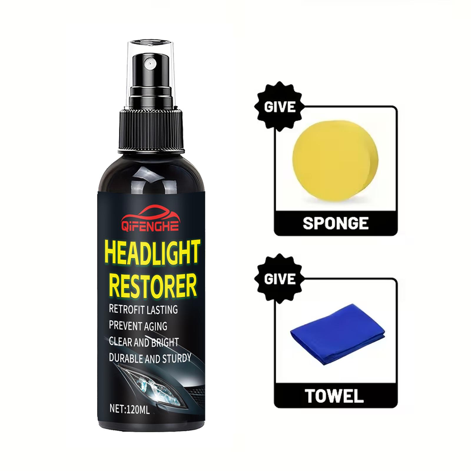 

Car Headlight Repair Paste, Easy-To-Use Car Headlight Maintenance Kit, Repair Oxidized, Yellow, Fuzzy Car Headlights, Lampshade