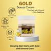Feelhigh Face and Body Gold Scrub 500gm Skin Shiny And Cream 500gm - Skin Care and Facial Products -Man Woman (Gold Scrub And Gold Cream)