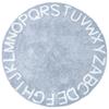 Kreskówkowy Alfabet Dywan Dziecięcy Puszysty Miękki Mata do Raczkowania dla Niemowląt Styl Nordycki Wystrój Sypialni Pluszowy Dywan Domowy Okrągły Zmywalny Dywan