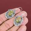 Unakite Earrings Gemstone Vintage Earring 925 Sterling Silver Earring Dangle Earring Real Unakite Jewelry Handmade Earrings Gifts For Women
