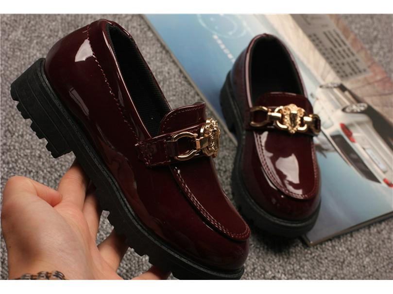 Boys' Fashionable Soft-Soled Leather Shoes - 2024 Spring/Autumn British Style