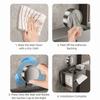 With Drawer Suction Cup Tissue Box Aluminum Wall Mounted Tissue Box Roll Holder  Bathroom Use