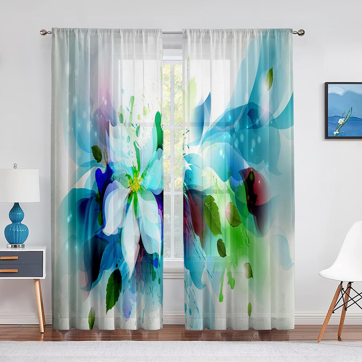 Романтическая роза с цветочным принтом — фото 12