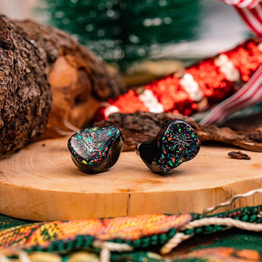 Linsoul Kiwi Ears Astral Hybrid (1DD+6BA) Professional Audiophile In-Ear Monitors with 10mm Dynamic Driver and Subwoofer, Six Balanced Armature