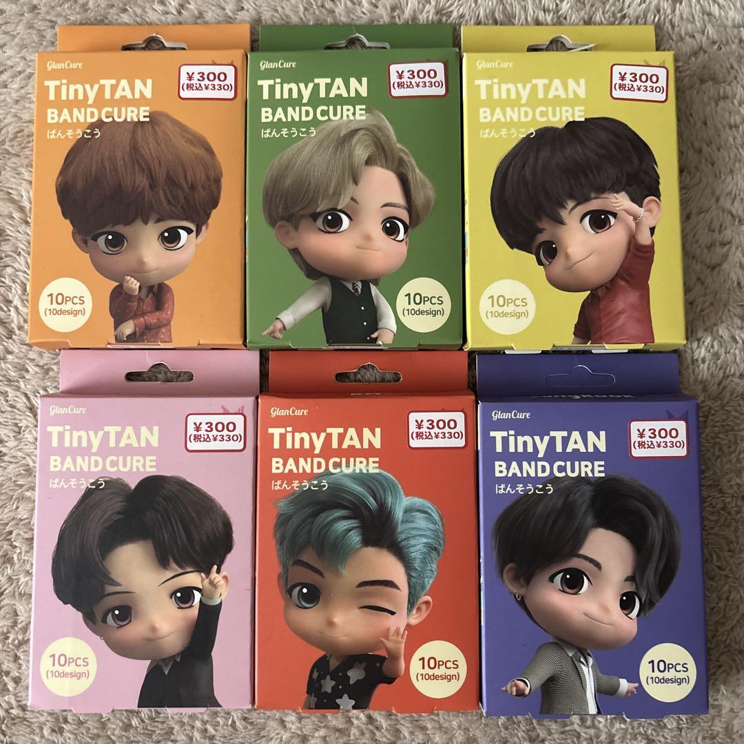 

[USED] TinyTAN CURE Bandages 6 Boxes