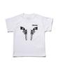 THANKS MESSIA Archive Revolver Crop Tshirt-White