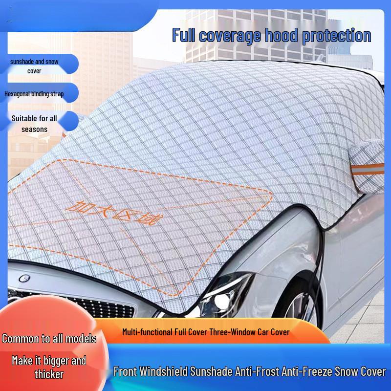 Car Windshield Snow and Sun Shade: Snowproof, Frost Protection, UV Protection