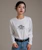LIKE THE MOST Most 1992 Logo Regular Fit Sleeve T-Shirt [White]