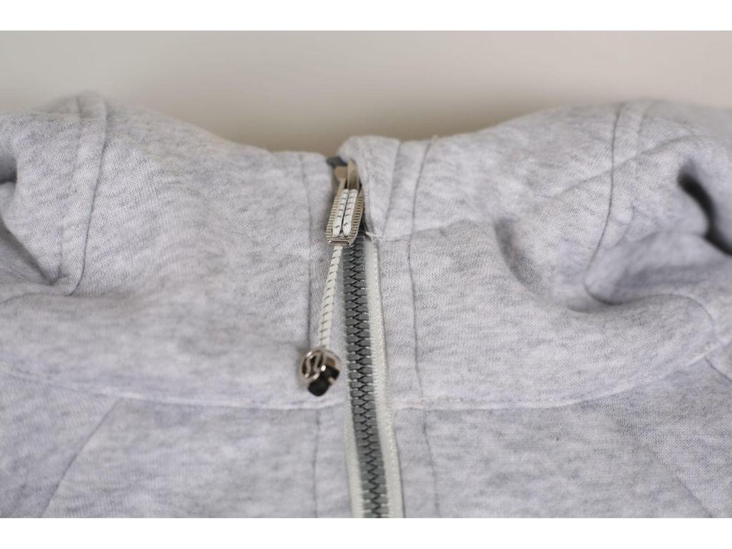 Sweat à capuche zippé intégral Lulu Original pour femme - Coupe ajustée - Veste de sport décontractée pour le yoga