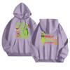 Women's Fashionable Casual Long-Sleeved Hooded Printed Sweatshirt
