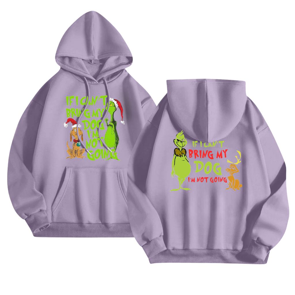 Women's Fashionable Casual Long-Sleeved Hooded Printed Sweatshirt