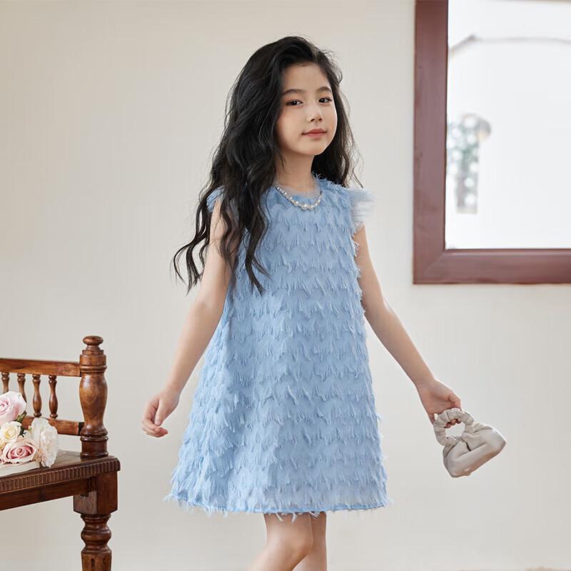 LUSON Girls' Summer Vacation Dress