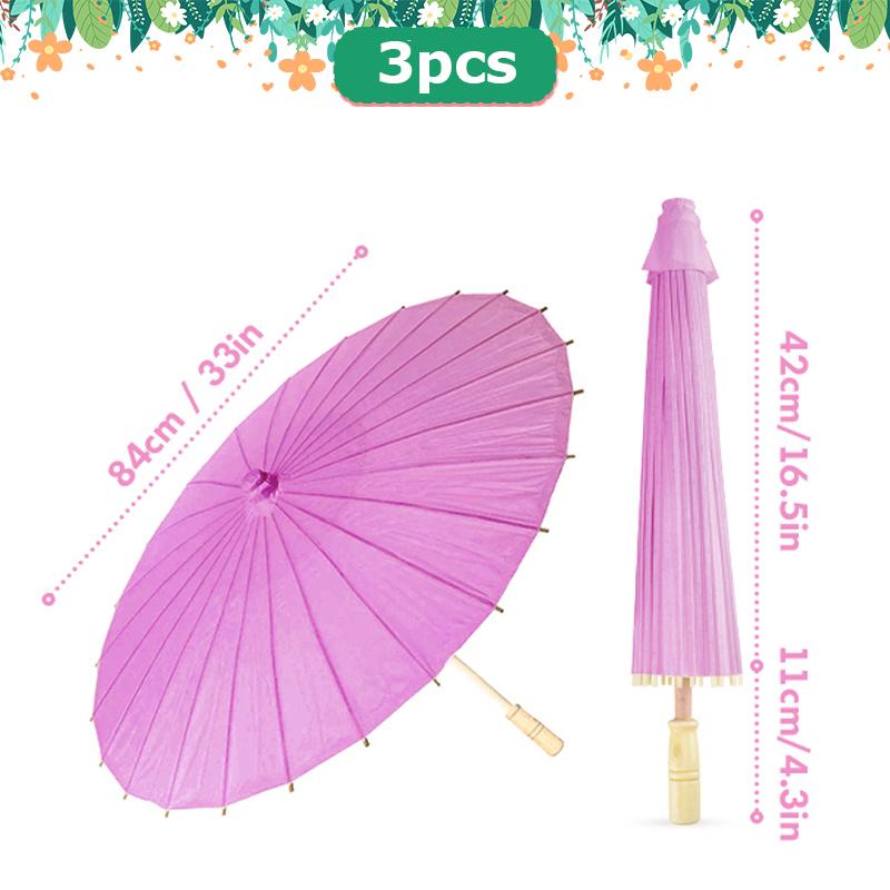 1/3/6pcs Wedding Paper Umbrellas Chinese Parasol Paper Umbrellas Rustic Photography Props Baby Shower Party Wedding Decoration