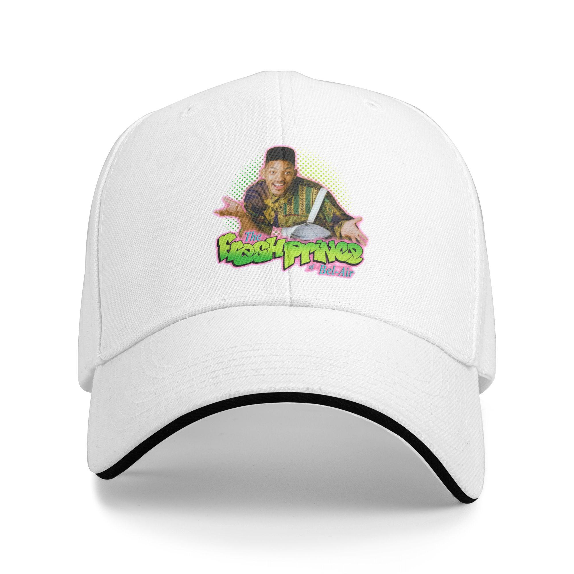 

Adult The Fresh Prince Of Bel-Air Sandwich Hats , Hip-Hop Baseball Cap Polyester Sun Caps Adjustable Sports Cap Summer One Size